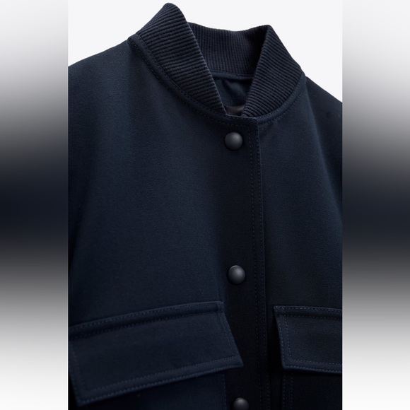 ZARA MAXI POCKET BOMBER - Picture 7 of 10